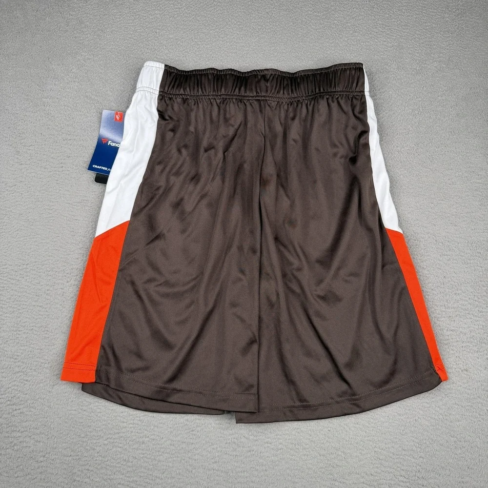 Cleveland Browns Shorts Mens Small Brown NFL Football Basketball Gym Athletic